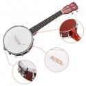 Glarry 4 String Banjo Ukulele Concert Type 23 Inch Banjolele