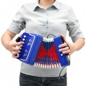 7-Key 2 Bass Kids Accordion Children's Mini Musical Instrument Easy to Learn Music Blue