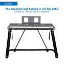 Glarry Detachable 88-Key Keyboard Stand Bold U-Shaped Stand