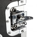 19" 10U Single Layer Double Door DJ Equipment Cabinet Black & Silver